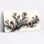 Ensemble de 1 tableau sur toile Fleur de cactus-130706475-130706477