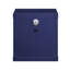 Table de chevet bleue avec tablette ouverte