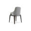 Chaise de salle à manger Bobby-Joe en tissu gris tempête et frêne grillé-1876480514