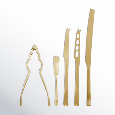 5 Piece Stainless Steel Hostess Set