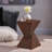Elegant Modern Magnesium Oxide Side Table For Indoor And Outdoor Use