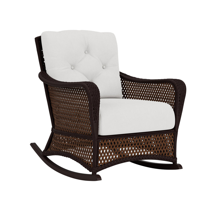 Grand Traverse Outdoor Rocker Chair, Caramel, Canvas Natural Sunbrella® Canvas