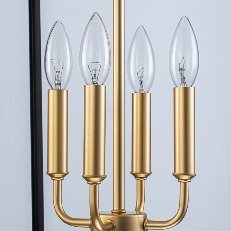 Luminaire suspendu cage moderne 4 lumières
