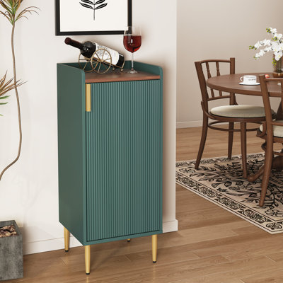 Petite armoire à boissons 38 po avec porte-bouteilles et porte-verres 38 po