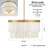 Briscade 28" 9-light Pendant