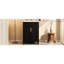 Meuble-lavabo de 24 pouces avec lavabo en céramique lustré, charnières et poignée en métal exquis, rangement moderne pour évier supérieur, cadre en bois massif, rangement spacieux, utilisation rectangulaire noire-901320827