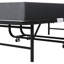 Lit simple pliant 75 po x 38 po avec matelas en mousse viscoélastique gélifiée - portatif pour toute occasion, structure en métal 3,7 po, petits espaces, structure, 38 po, style moderne