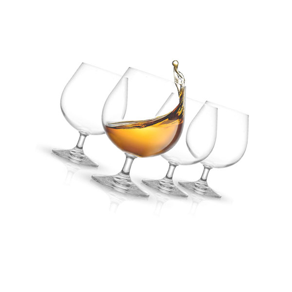Eternal Night 4 - Piece 13.5oz. Glass White Wine Glass Glassware
