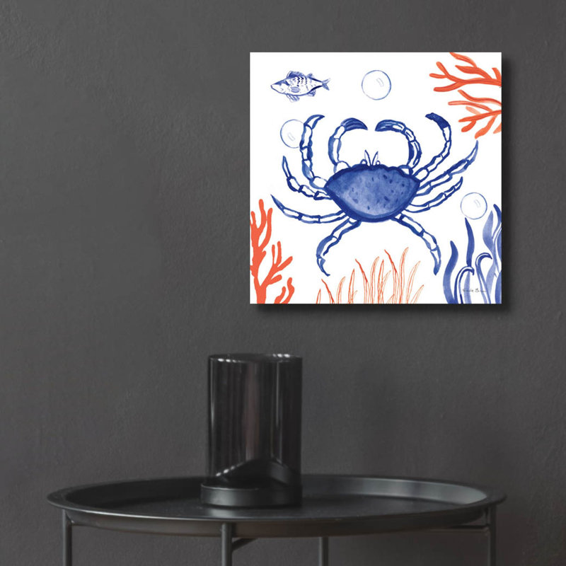  «Coastal Jewels 5» par Farida Zaman, art mural en verre acrylique, 12 po x 12 po