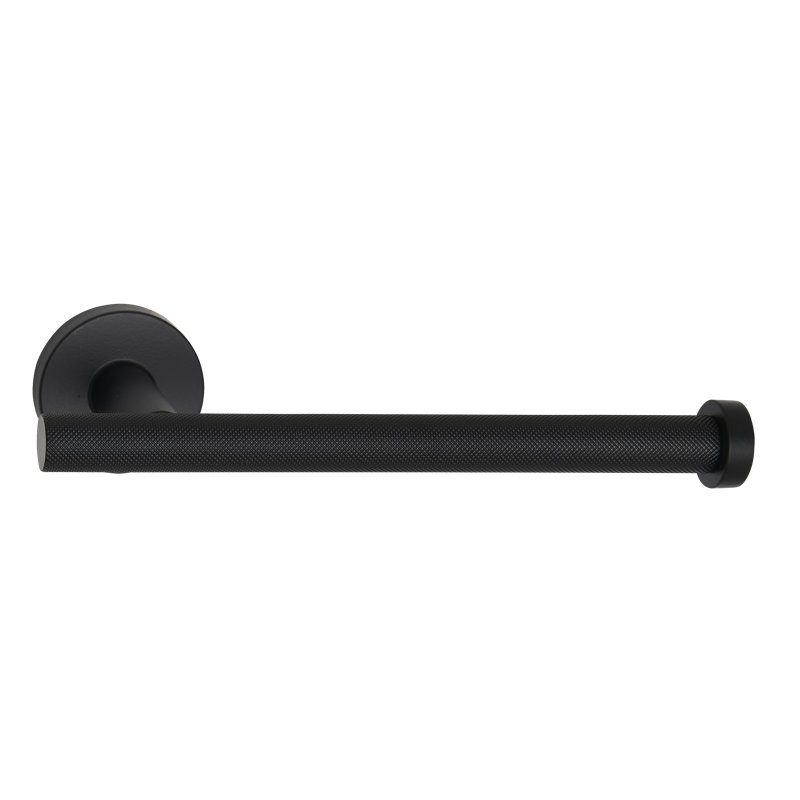 Rashana- Tissue Holder Knurled Bar - Right, Noir mat
