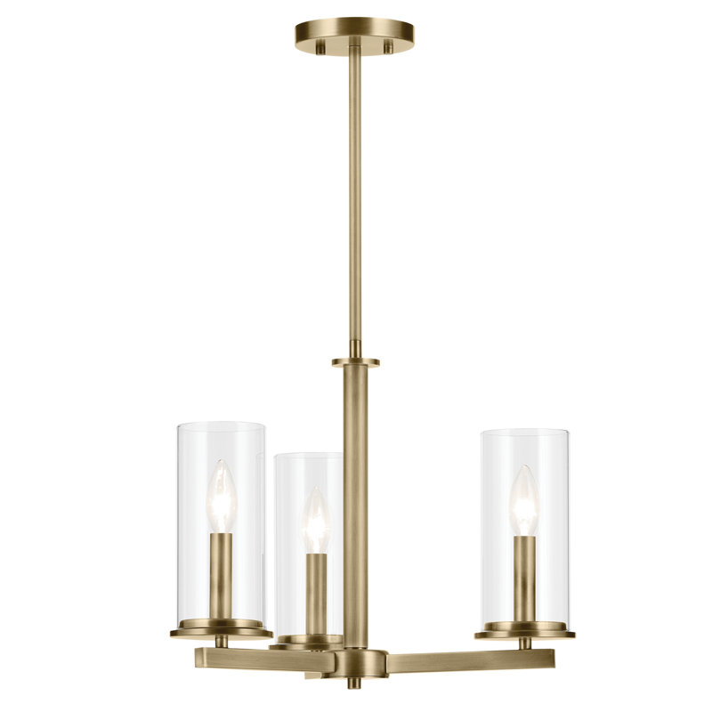 14" 3-Light Convertible Semi Flush