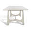 Table de salle à manger à tréteaux 76 po Burk-86777537
