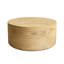 Table basse d'extérieur en oxyde de magnésium 28 po avec surface texturée aspect bois, ronde, chêne naturel-1165715089-1165715090