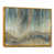 Toile avec cadre flottant or