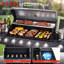 Barbecue au gaz propane à 6 brûleurs de 65 850 BTU avec brûleur latéral (version améliorée)