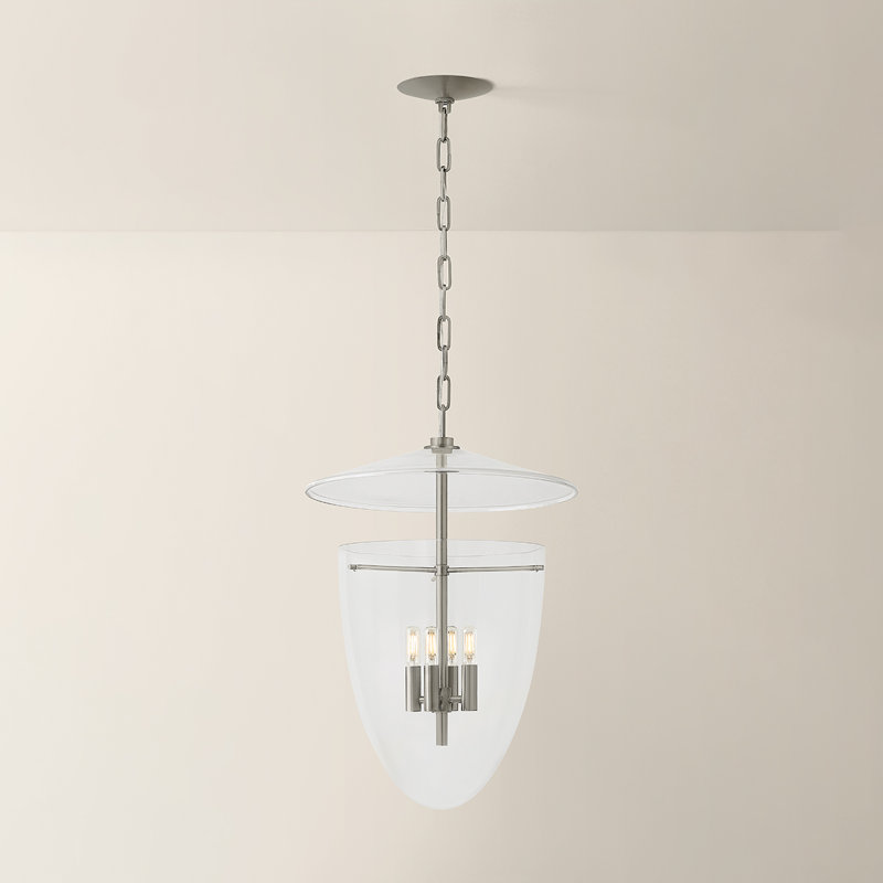 Troy Lighting Tully Lantern, Natural, 4 Lights, 72" H x 17.75" W x 17.75" D