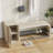 Italian style luxury shoe storage bench-1790200847