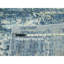 4'1"x6'2" Light Blue Hand Knotted Abstract Design Wool and Real Silk Rug E9F97966EB4A411E9245F76CD3F8A1E8