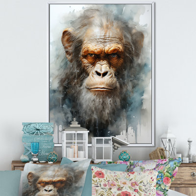 Portrait de singes, présence éthérée