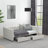 Twin Size Daybed With Drawers Upholstered Tufted Sofa Bed, With Button On Back And Copper Nail On Waved Shape Arms, Velvet-1668536856