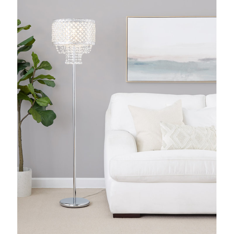 Droplets Sleek 60" Metal Floor Lamp