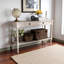 Console Dashayla, 1 tiroir, 1 tablette, blanchi H 29,10 po x l 47,24 po x P 13,78 po