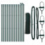 Vidaxl Hexagon Fence Steel-114622287-114622299