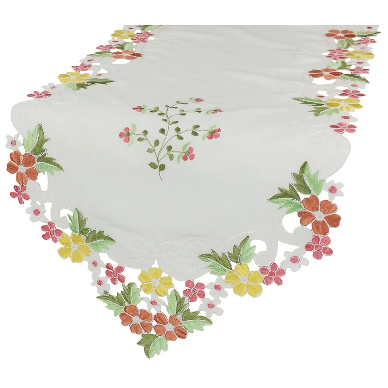 Magdalena Table Runner, Pink, 54" L x 15" W