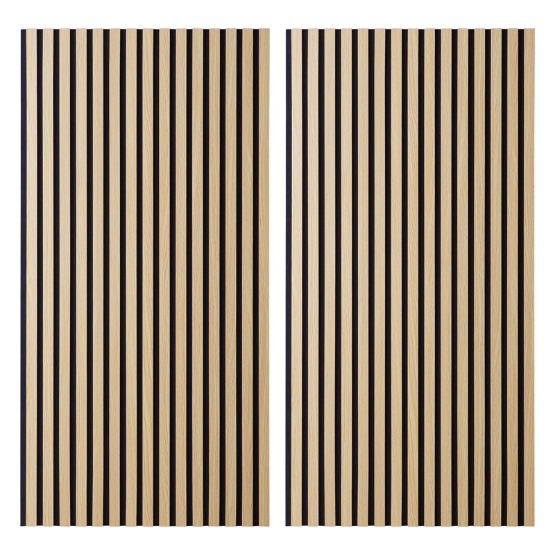 Mintha Wall Paneling in Brown/Black, 120cm H x 60cm W x 2.5cm D