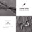 Durable 3-piece Polyester Bedding Sets, Queen Size With Modern Stripes