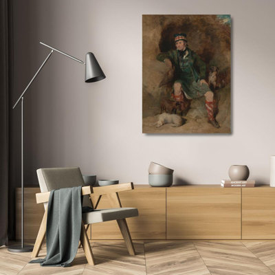 "Donald Mcintyre" by  Sir Edwin Henry Landseer - Gallery Wrap Canvas Wall Art