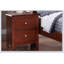 Table de chevet pour chambre à coucher 2 tiroirs