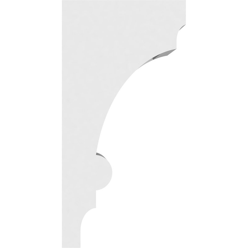 Corbeau en PVC standard de qualité architecturale Diane, H 18 po x l 7 po x P 9 po