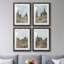 Ensemble de 4 peintures sur cadre West West-817906771-817906768