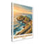 South Stack Lighthouse, Wales - Romantic Coastal Travel Poster | Cliffside Lighthouse Art Print. Giclee Print On Wrapped Canvas. Wall Art, Home Decor - Coastal & Maritime, Wales - Wrapped Canvas Print-341406284