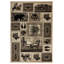 Tapis beige à imprimé animal Keele-482061825