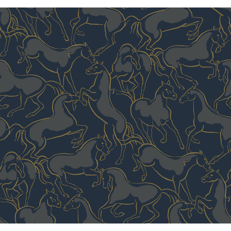 Papier peint Dressage, Marine