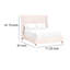 Lit plateforme tapissier Taiyab-1302334236