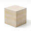 Table d'appoint Faux Travertine