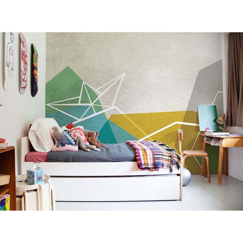 Bellfield Matte Peel & Stick Mural, 152 x 104cm