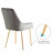 Maulsby Tufted Velvet Dining Chair-400136012