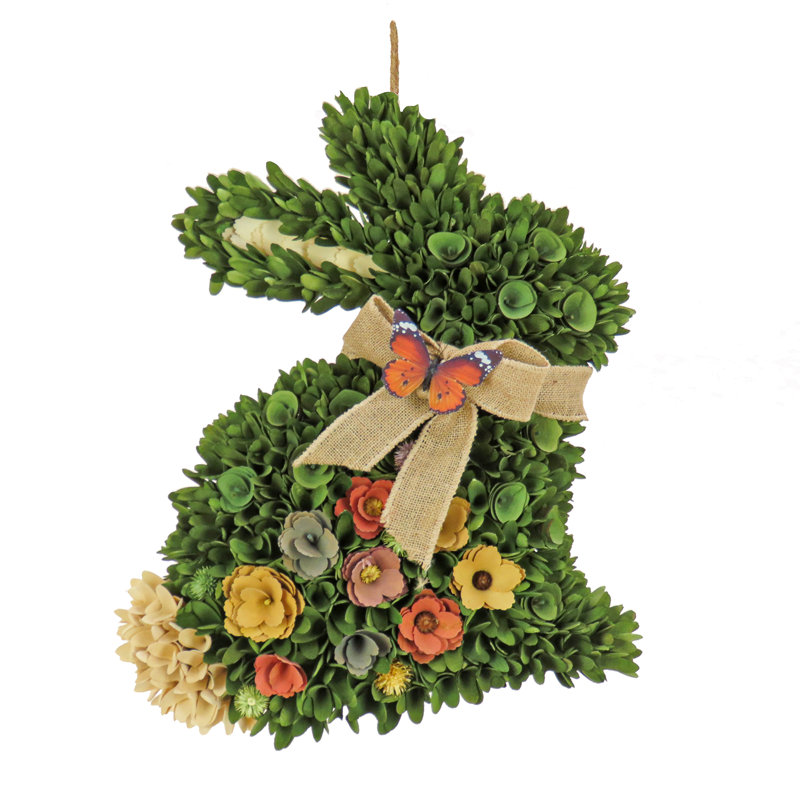 Décoration de lapin verte 22 po The Holiday Aisle®