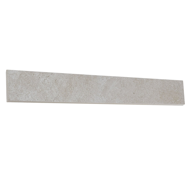 Haut Monde 24" x 3" Porcelain Bullnose Tile Trim, Gray