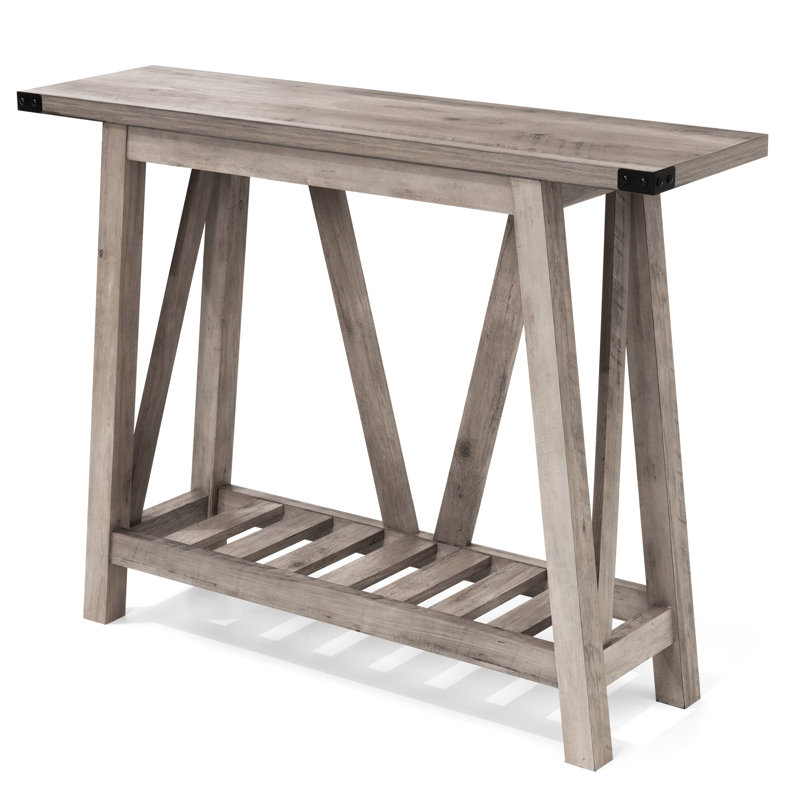 Table basse avec plateau en verre trempé, 16.5'', Blanc