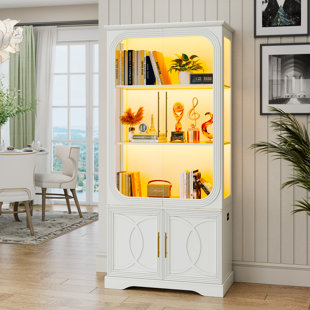 Vitrine moderne avec éclairage intelligent
