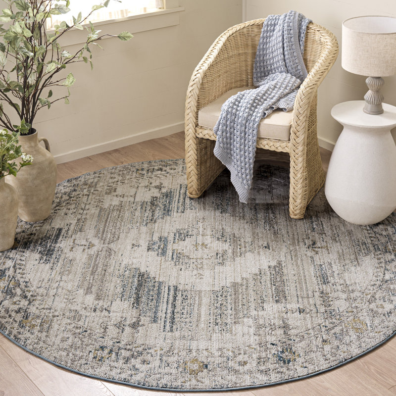 Hazel 520 Performance Oriental Rug, Round 6'