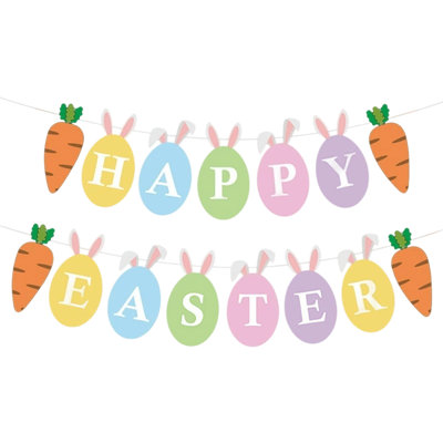 Easter Decoration Flags And Banners- Flags And Flowers