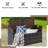 Winado 41.7'' W 33 Gallons Water Resistant Metal Storage Bench-85721044