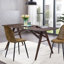 Chaise d'appoint en brun