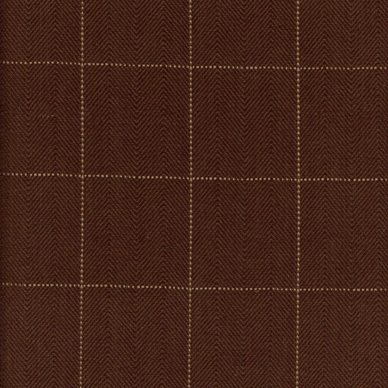 Copley Square Fabric, Chocolate